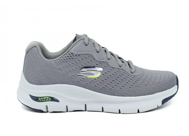 DEPORTIVO HOMBRE SKECHERS ARCH FIT INFINITY COOL 232303 GRY GRIS
